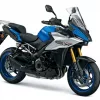 Vista lateral de la Suzuki GSX-S1000 GX 2025 en color azul Tritón