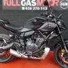 Yamaha MT07 pocos km naked Yamaha ocasión. Yamaha MT-07 2026 negra con pocos km y extras originales, color negro. Moto ocasión en Full Gas Motor. Mejorada del Campo Madrid. Envío económico a Barcelona